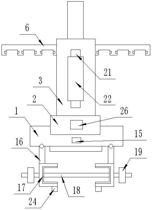 Small-scale architectural plaque stamping processing device