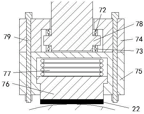 Sealed type pipeline supporting device