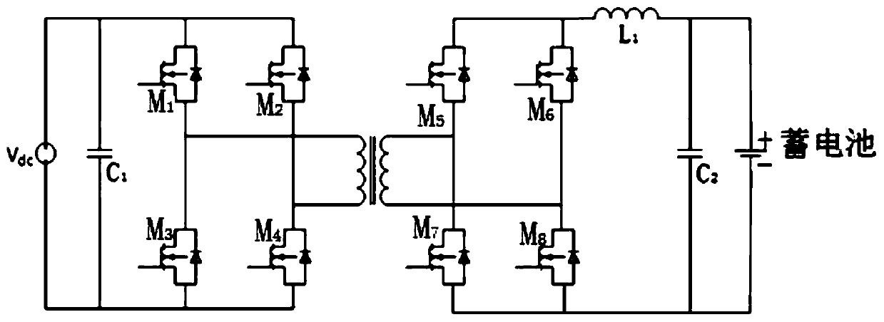 Port-reuse bidirectional charger and application method thereof