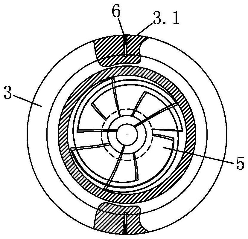 High-speed centrifugal pump reverse rotation hydraulic turbine device