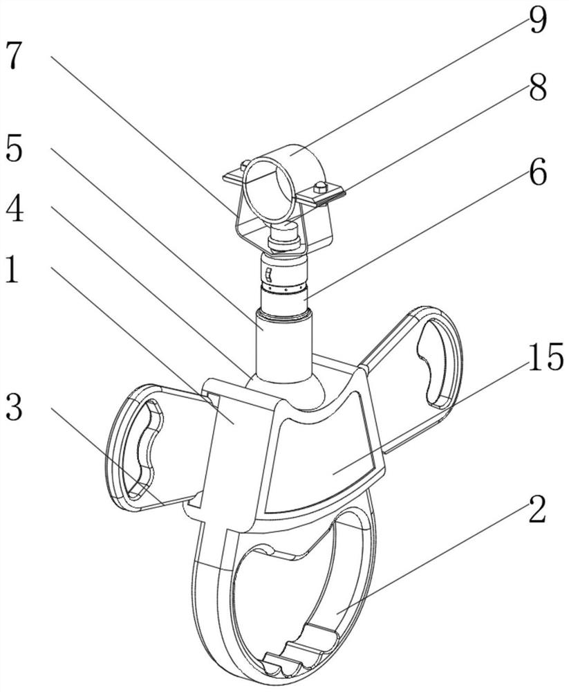 Multi-person self-disinfecting handrail capable of being switched and lifted in various forms