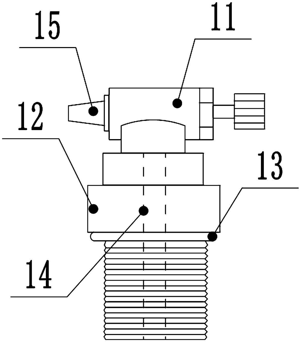Suction type emission reduction carrying device for gasoline engine