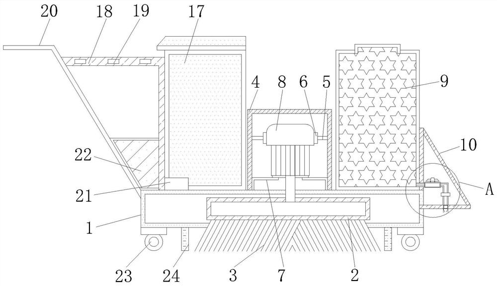 House cleaning device for livestock farmers