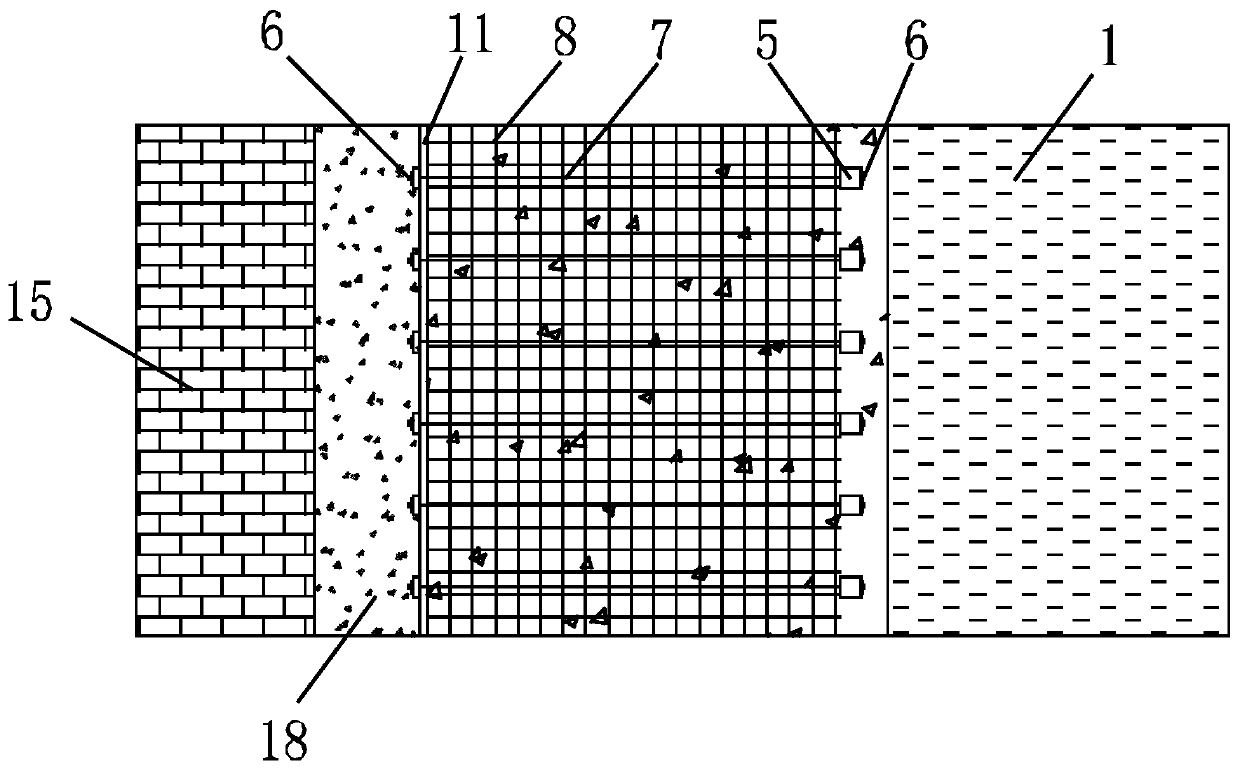 Road landslide emergency and permanent retaining integrated structure and construction method thereof