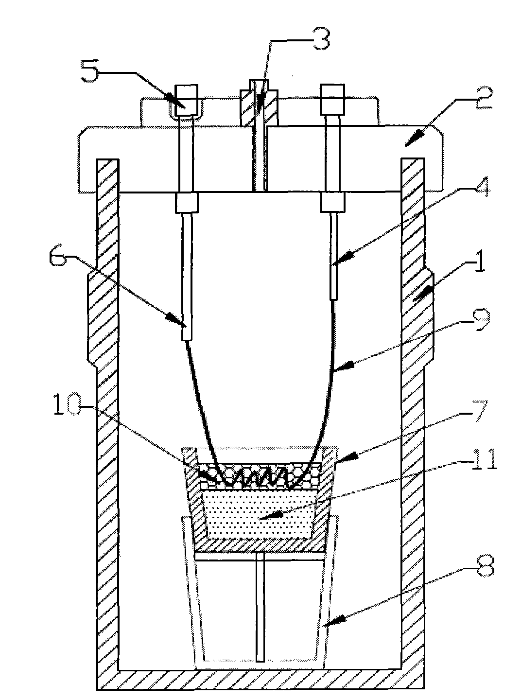 Method for measuring combustion heat value of boron powder