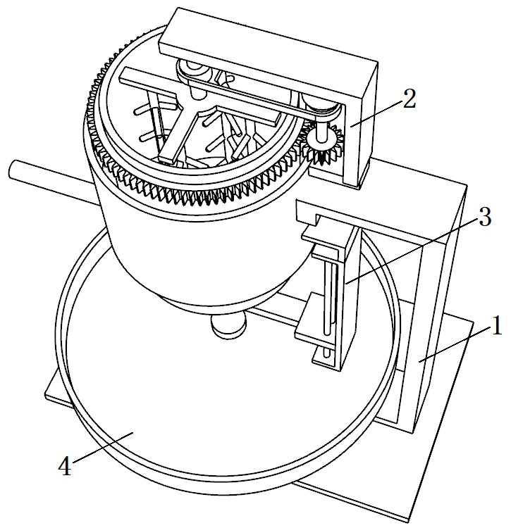 Cleaning and flattening device for domestic waste recycling and cleaning and flattening method