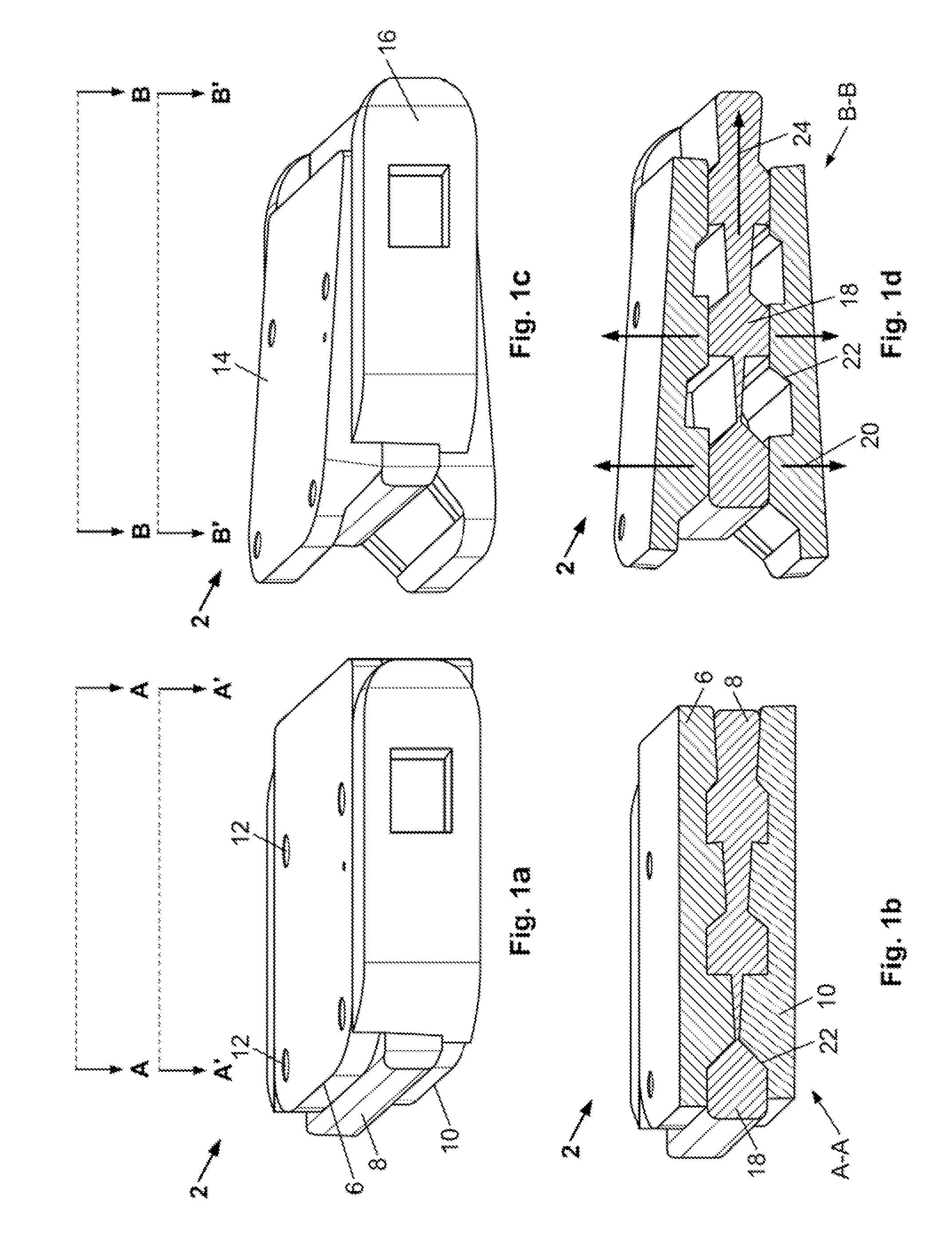 Fixation device and method