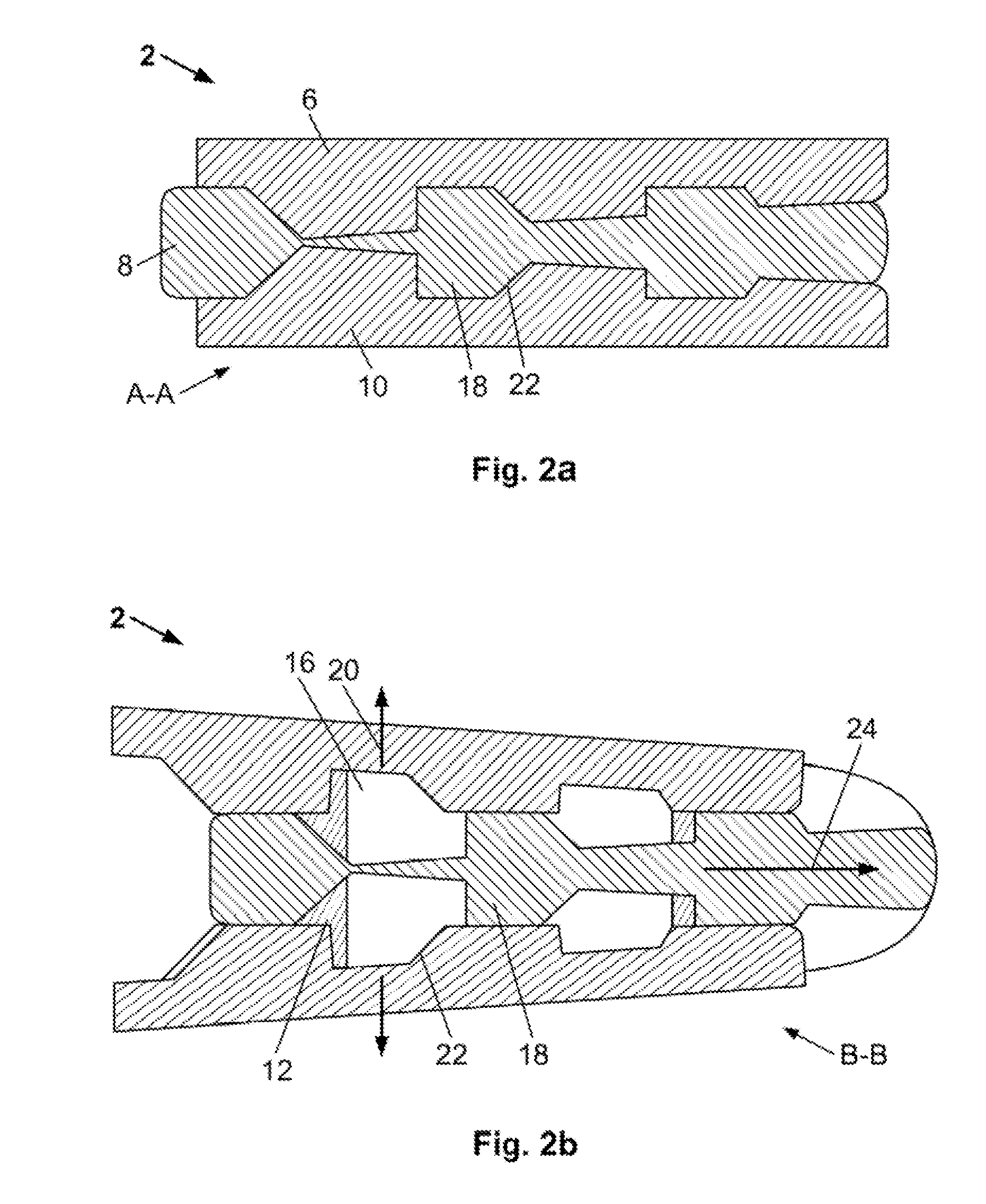 Fixation device and method