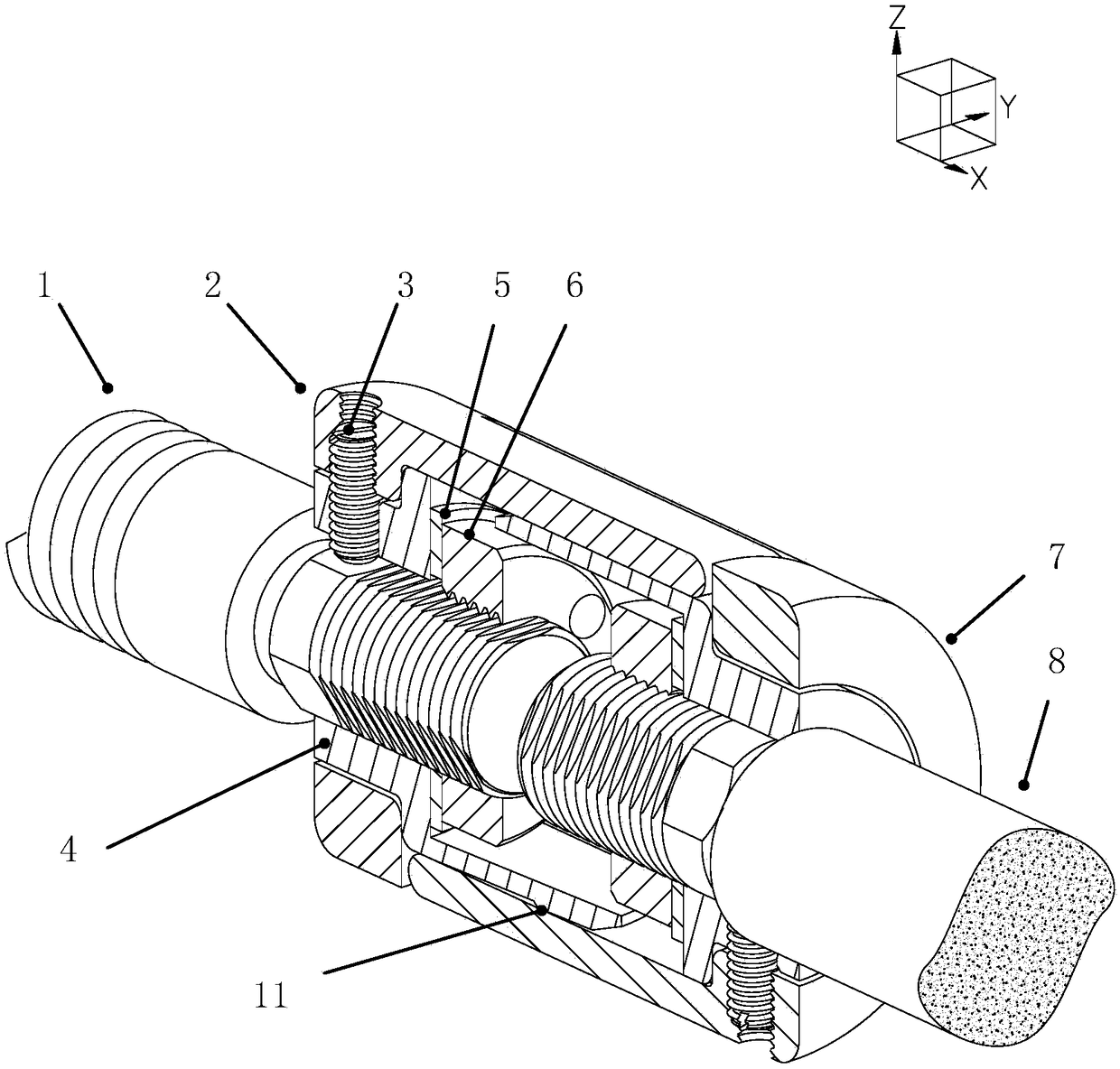 Electric connector with self-adaptive rotating position for transmitting torque