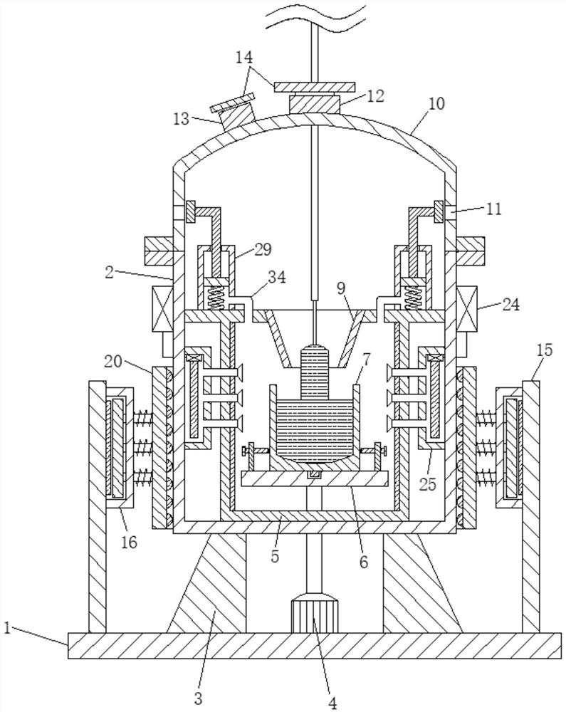 Monocrystalline silicon furnace for processing semiconductor raw material wafer