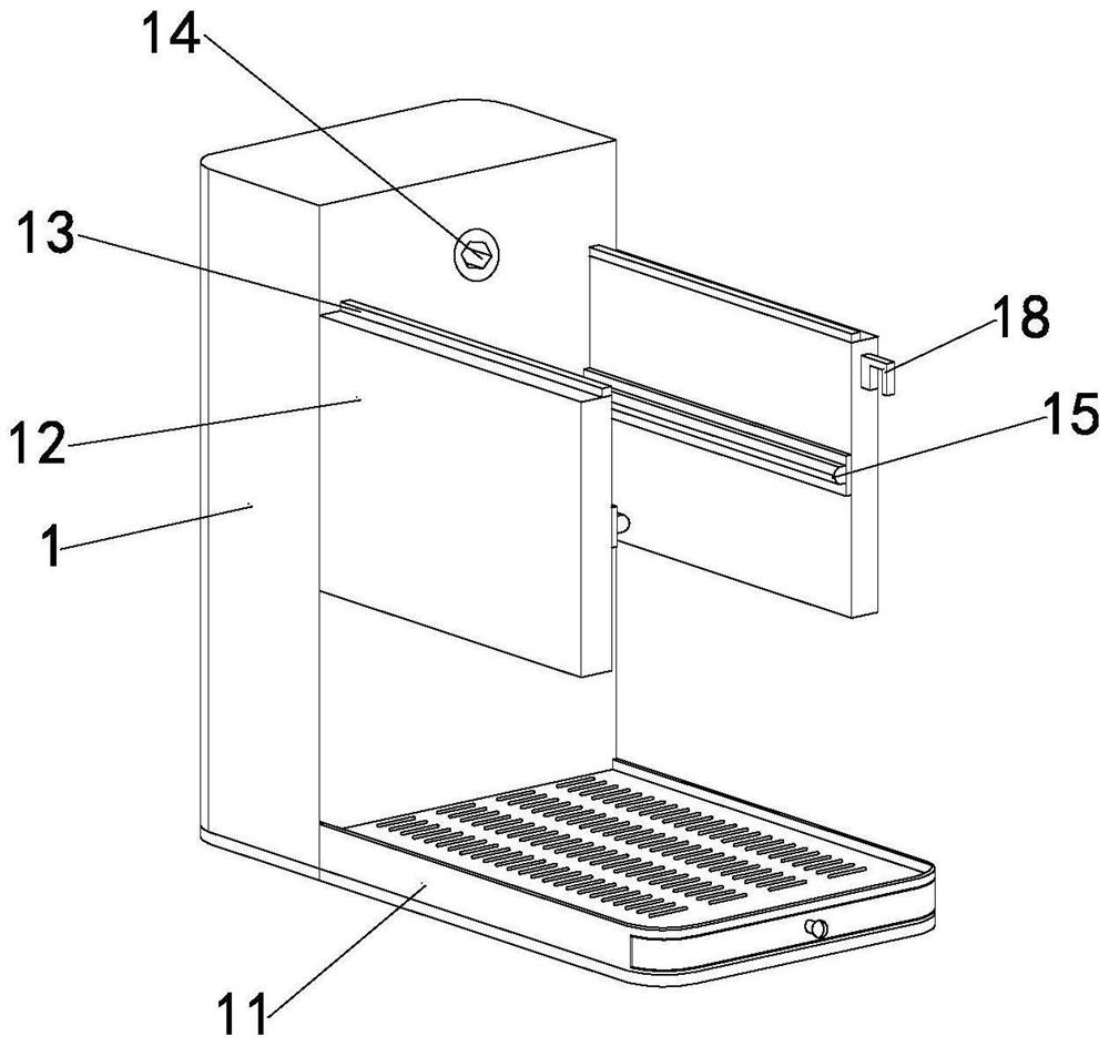 Automatic brewing mechanism of intelligent digital nutrition brewing machine