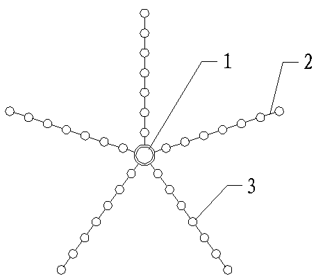 Communicating tube used for high-capacity separating wiring