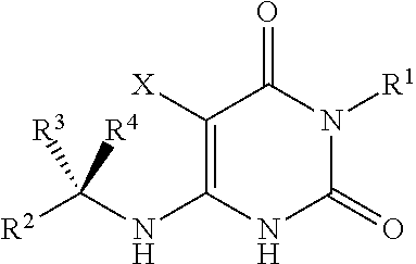Cycloalkyl-substituted pyrimidinedione compounds