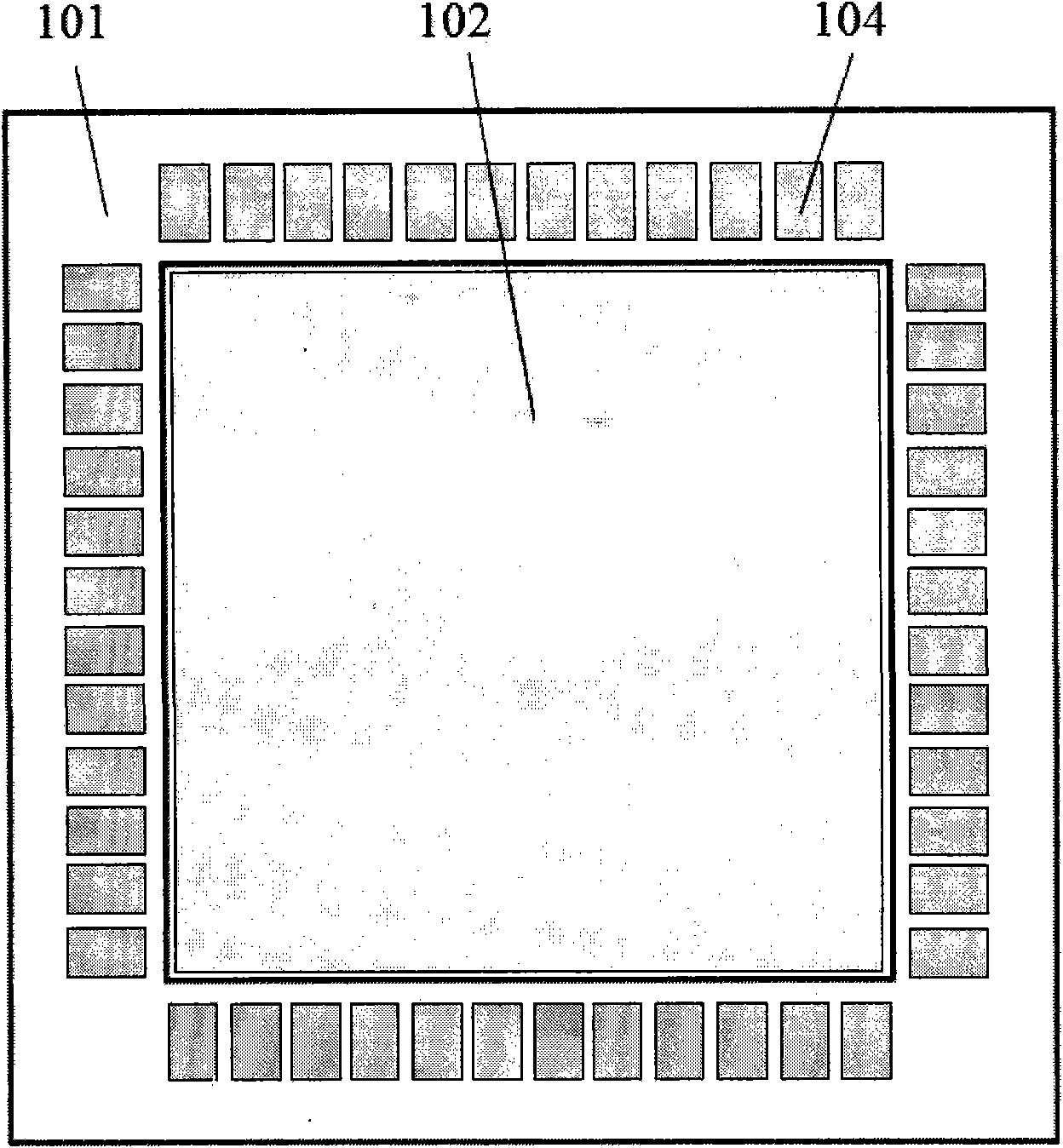 Three-dimensional multi-chip encapsulation module based on buried substrate and method