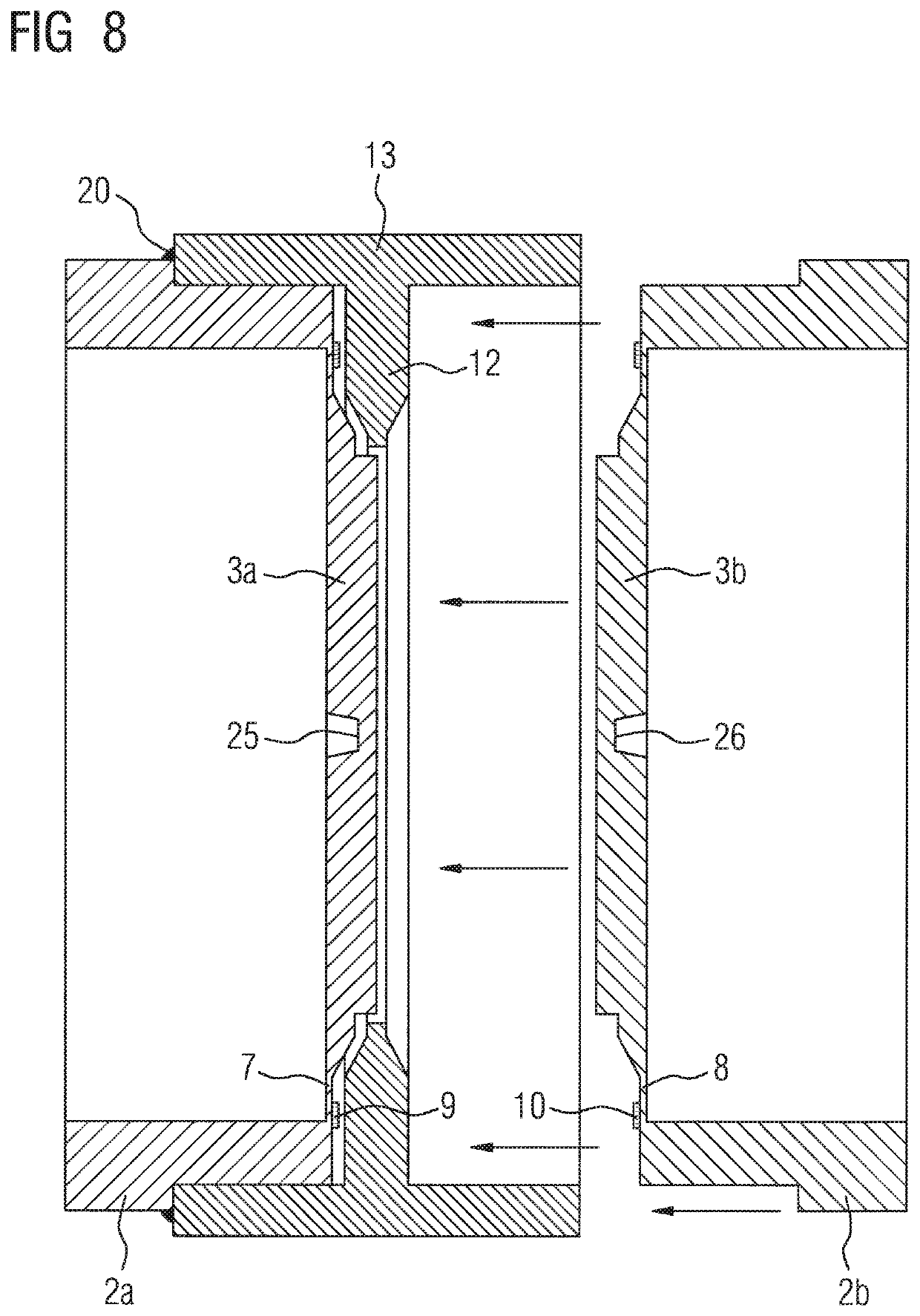 Pressure sensor assembly and measurement converter for process instrumentation comprising the pressure sensor assembly