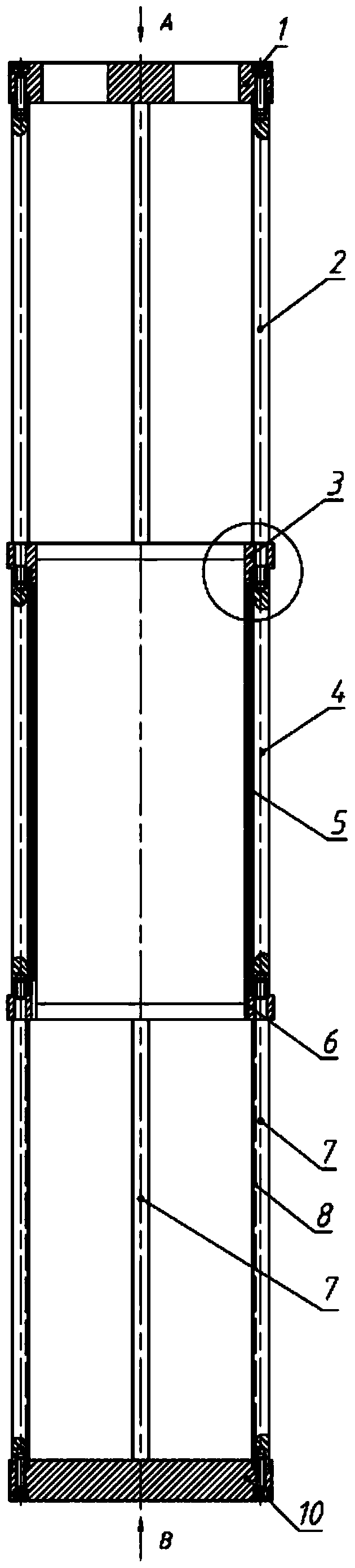 Long-stroke moving coil structure for electrodynamic shaker
