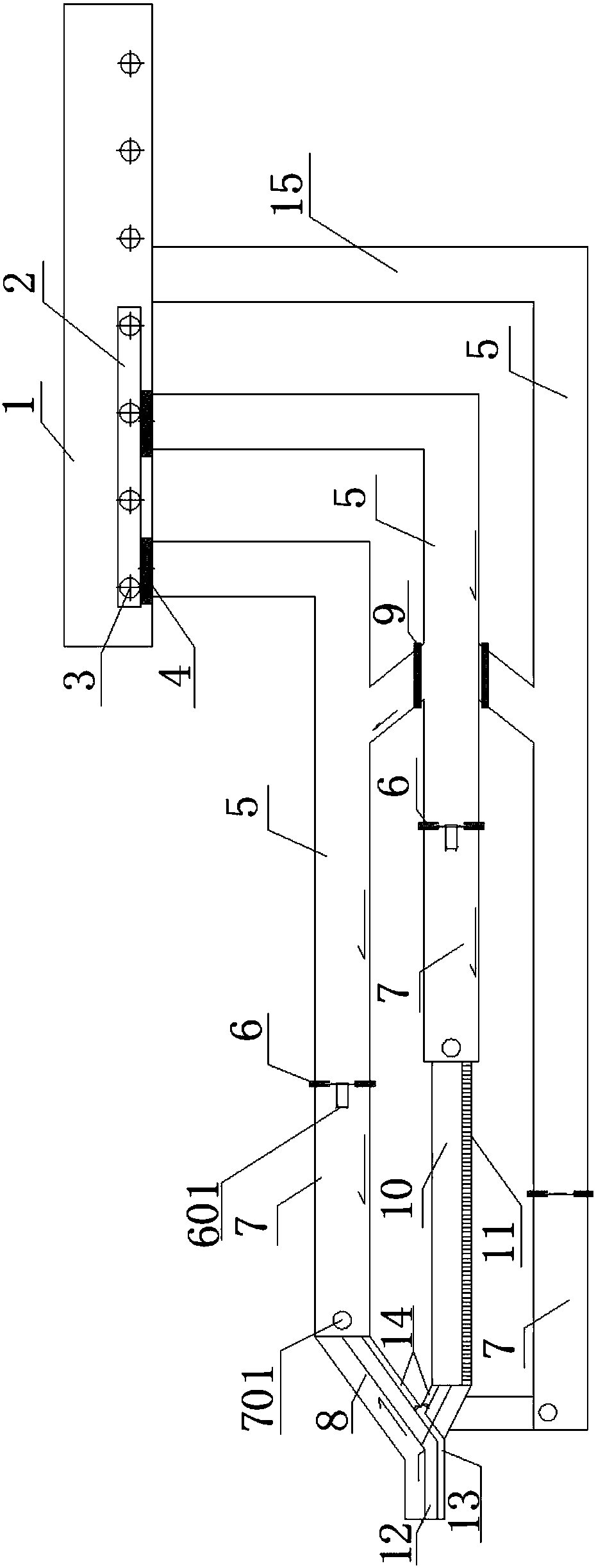 Intensive integral-structure underground sump system and construction method thereof