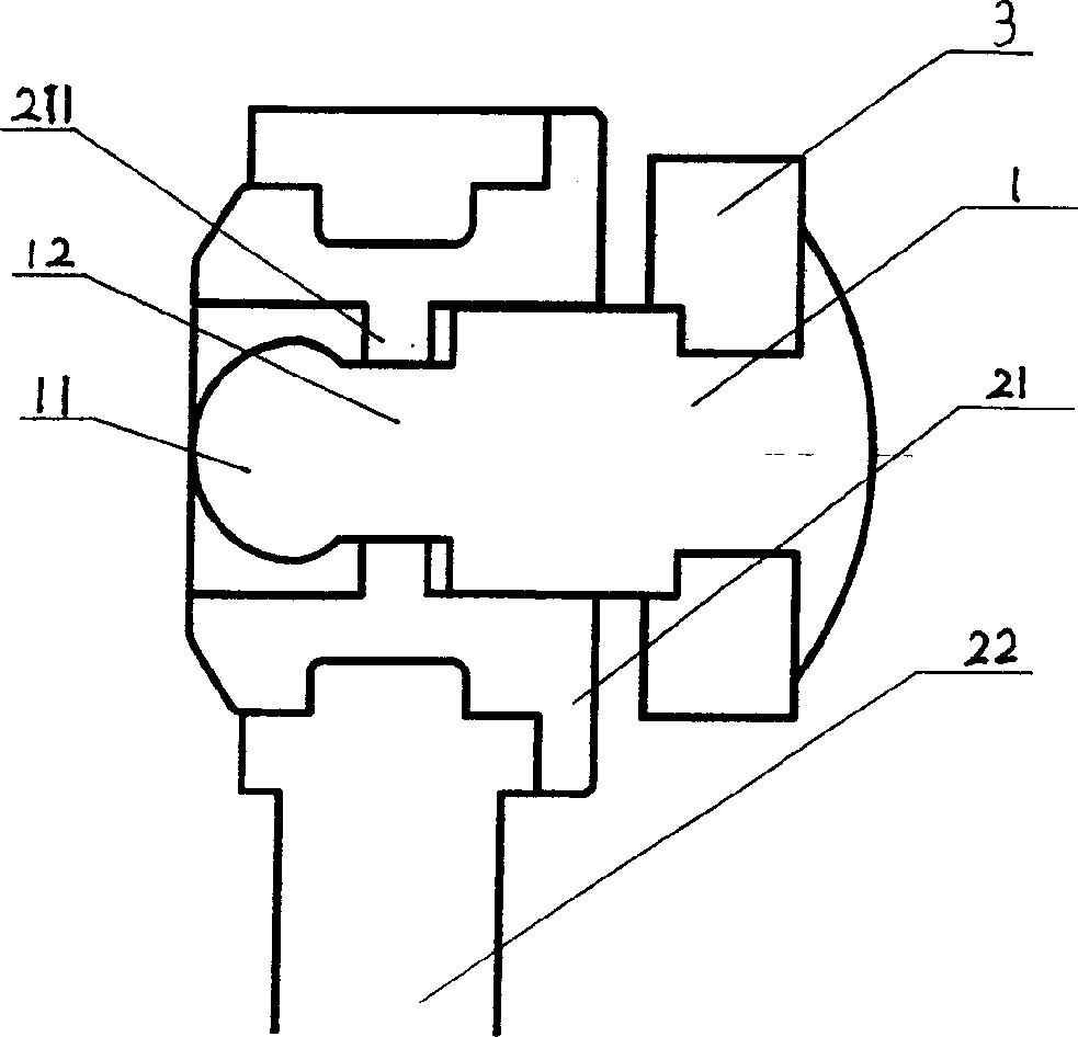 Vehicle gearshifting cable connector and gear shifting rotary arm assembling structure