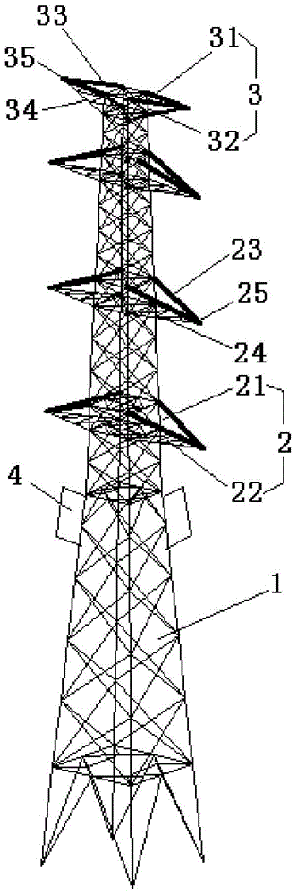 A linear tower