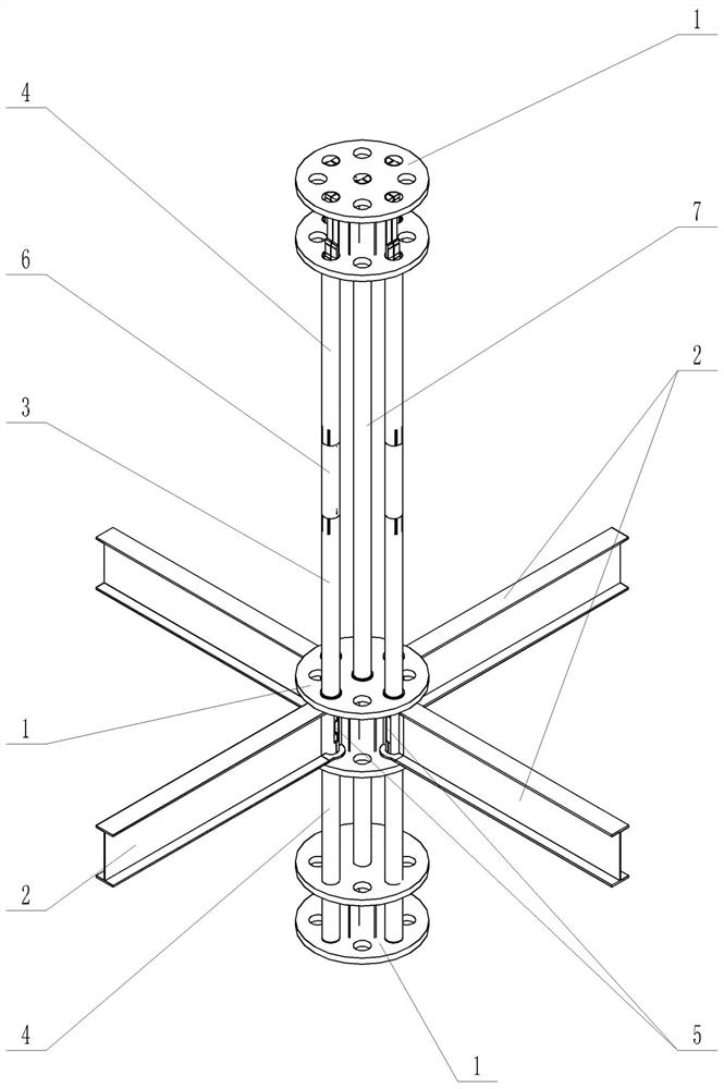 A modular splicing method of beam-column system