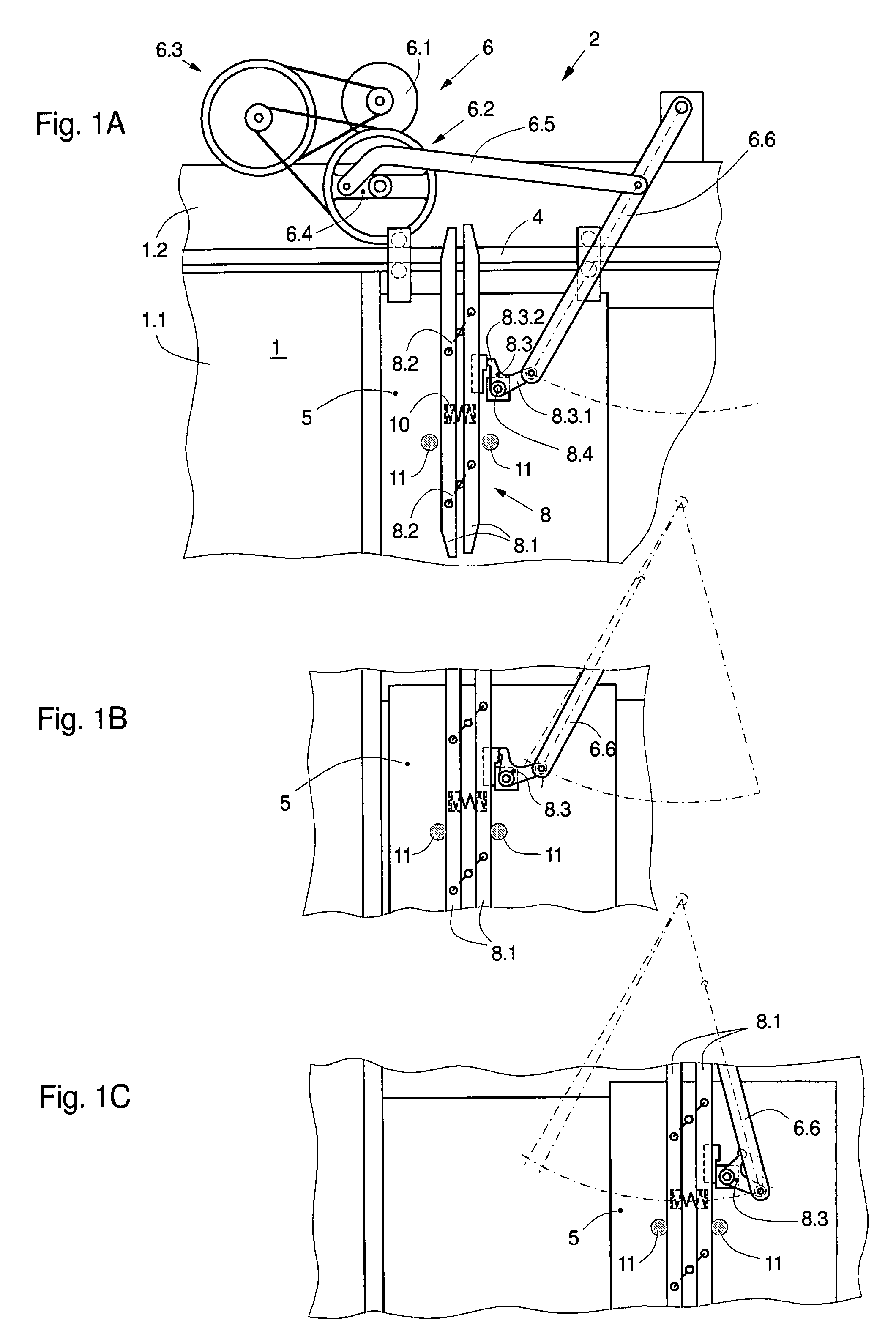 Method of modernizing the car door system of an elevator, and modernizing constructional set for carrying out the method