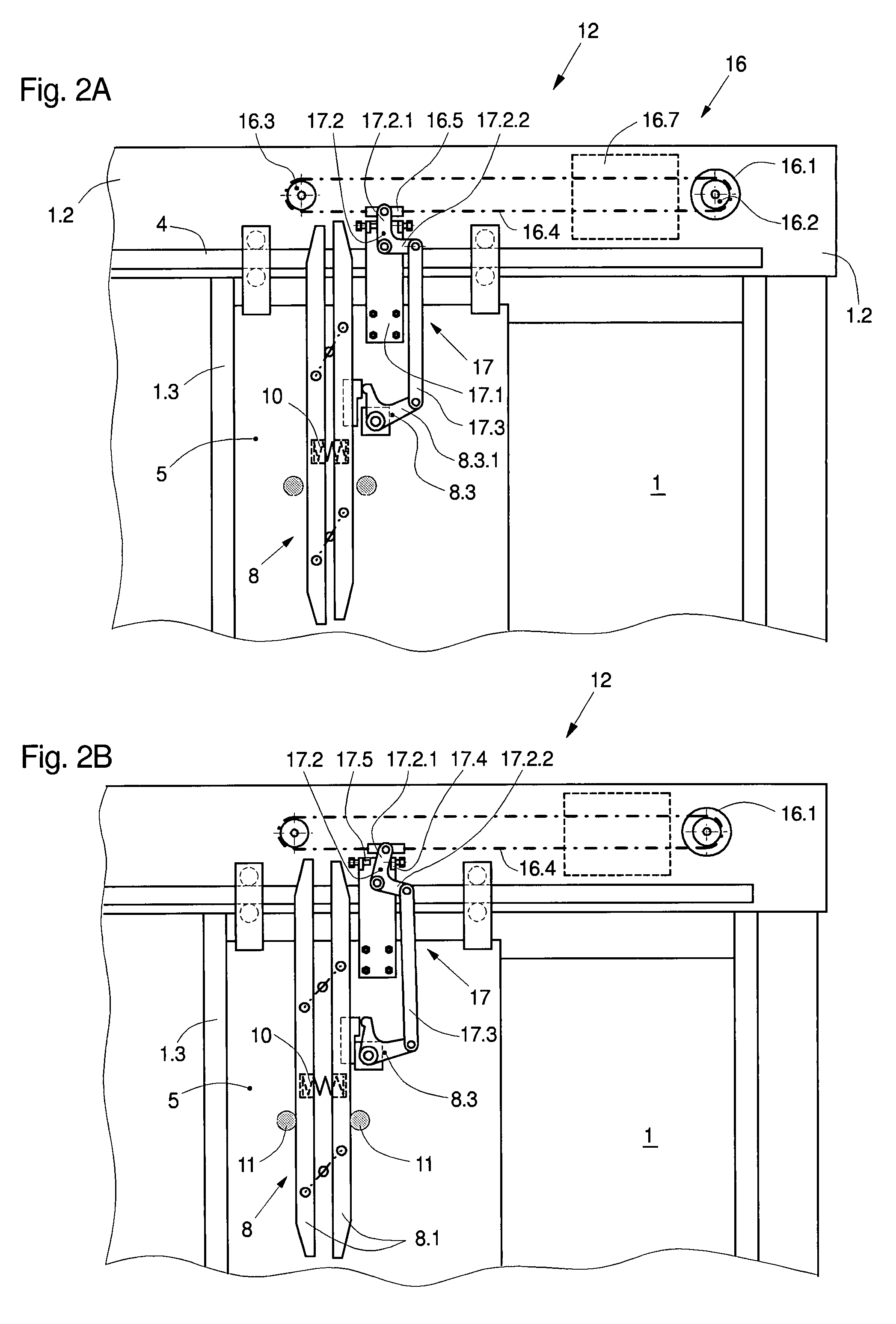 Method of modernizing the car door system of an elevator, and modernizing constructional set for carrying out the method