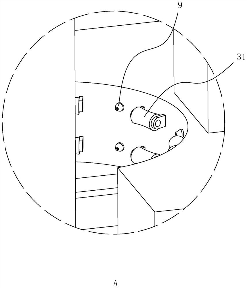 Cast-in-situ bored pile grouting device and construction method thereof