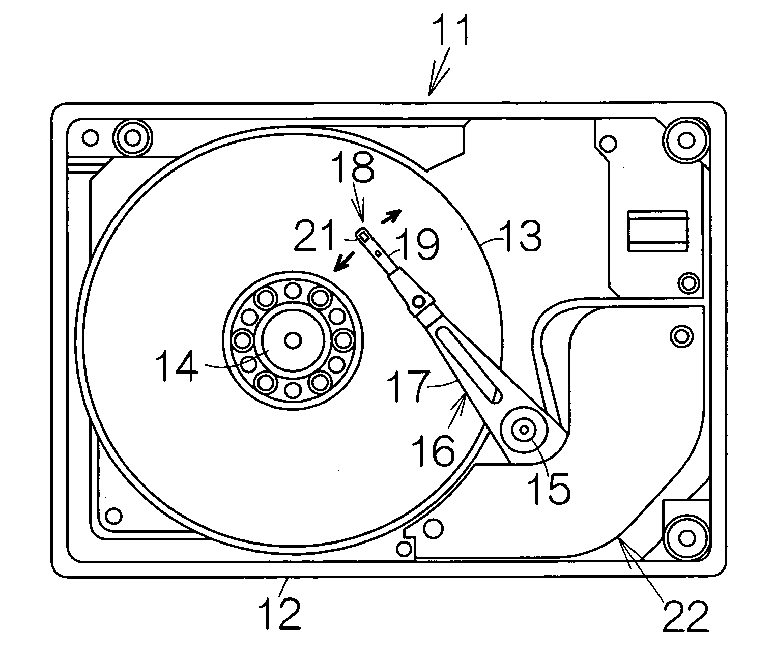 Microscale driving unit and recording disk drive