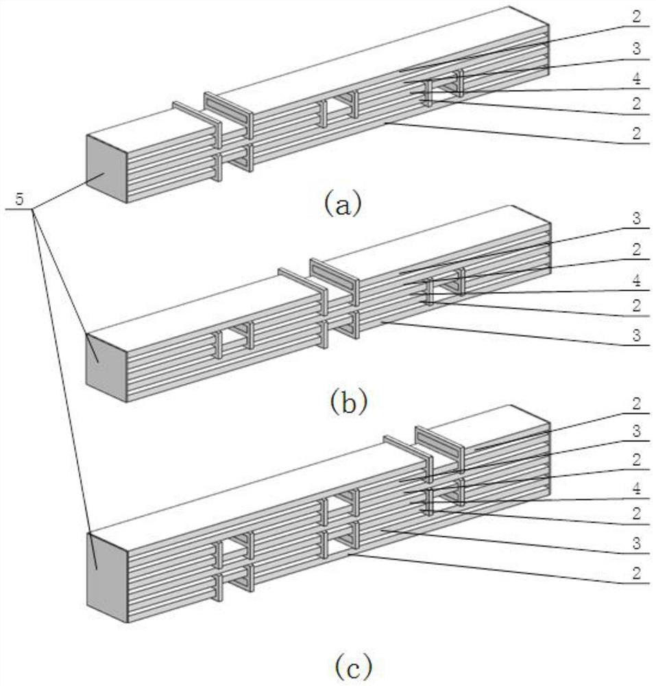 Parallel driving structure based on intelligent flexible bending deformation driving material