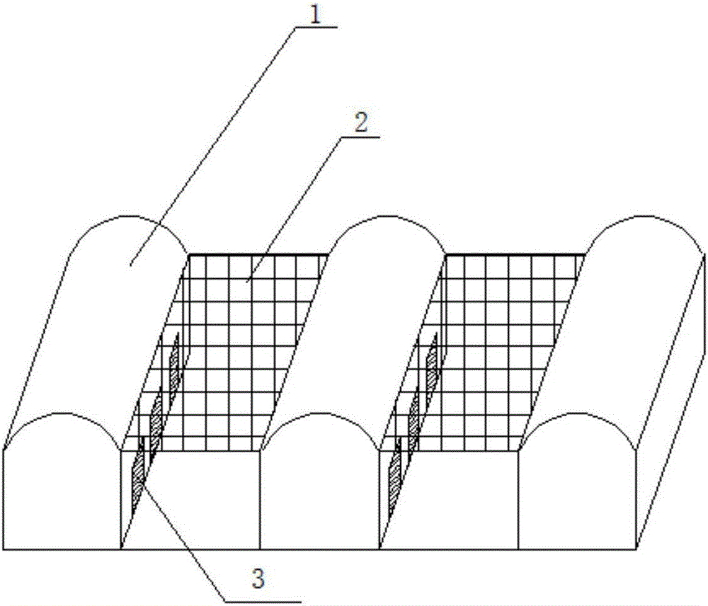 Parallel multi-fence Hakka-round-house-type greenhouse