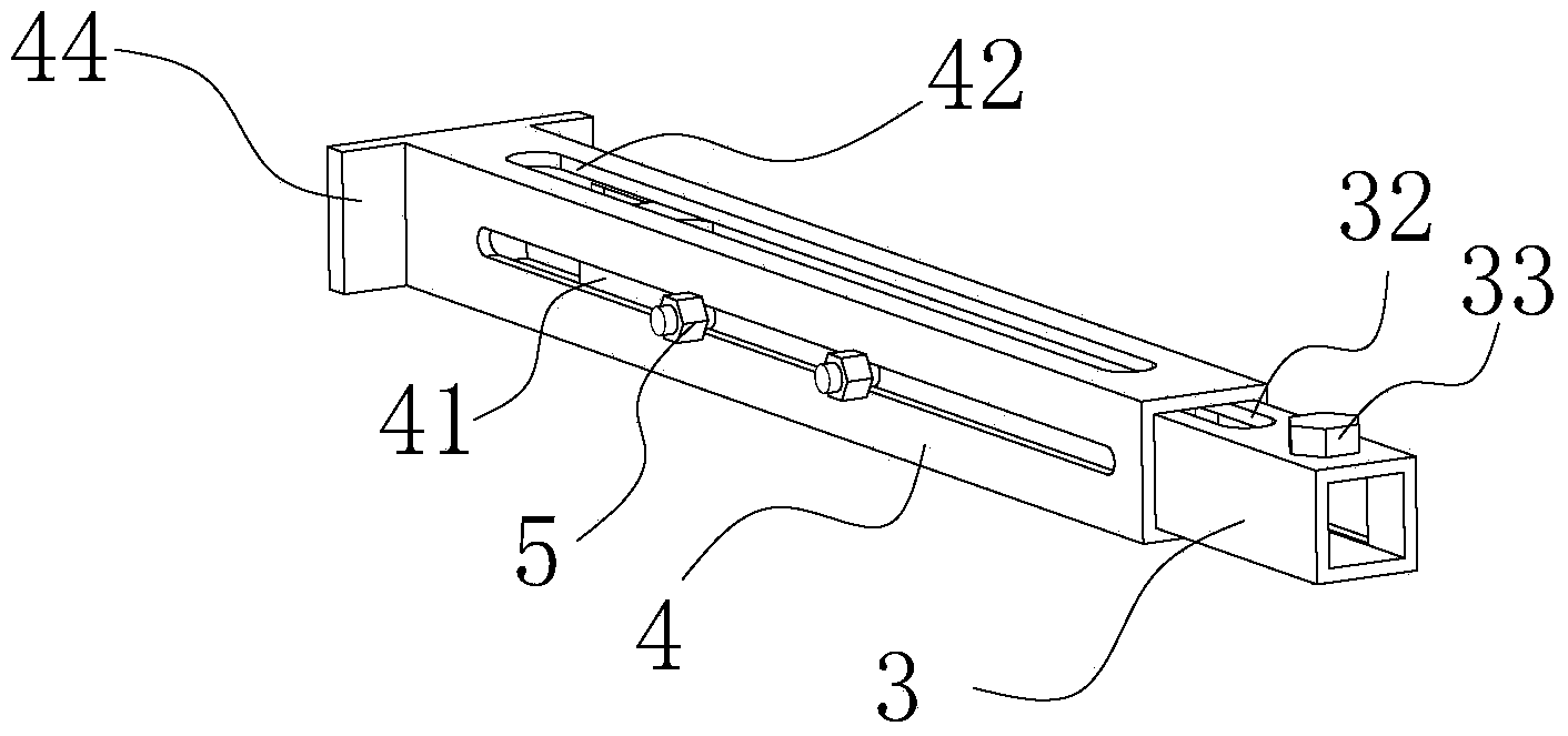 Supporting device of plate shearing machine