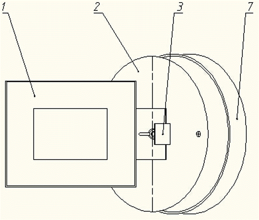 Inclined disc type small grain fine seed meter