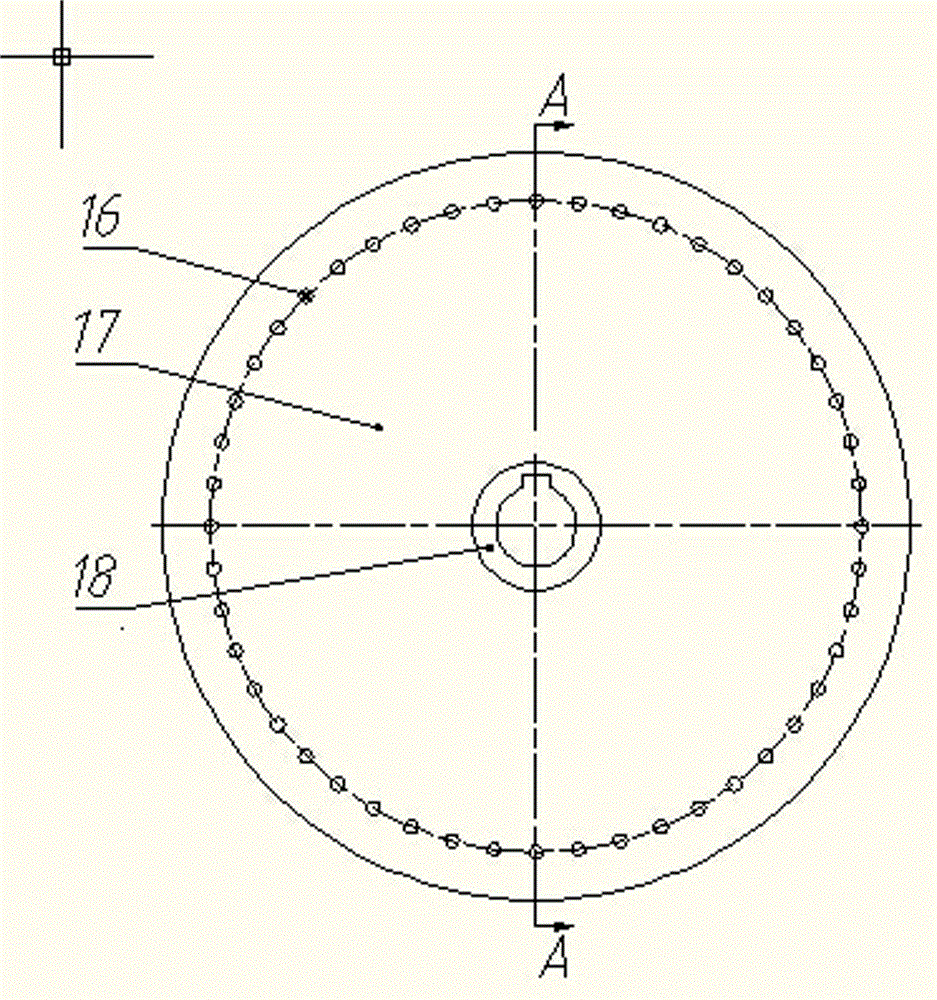 Inclined disc type small grain fine seed meter