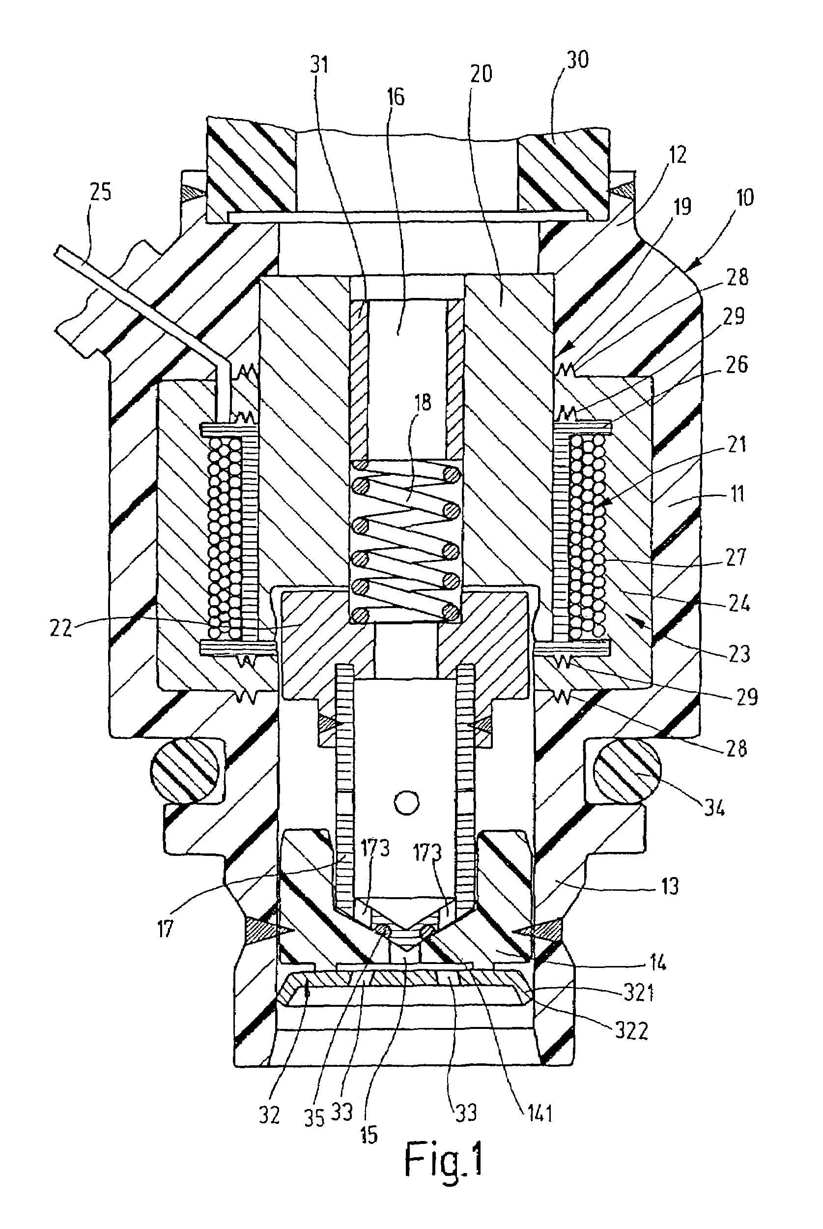 Injection valve for fuel injection