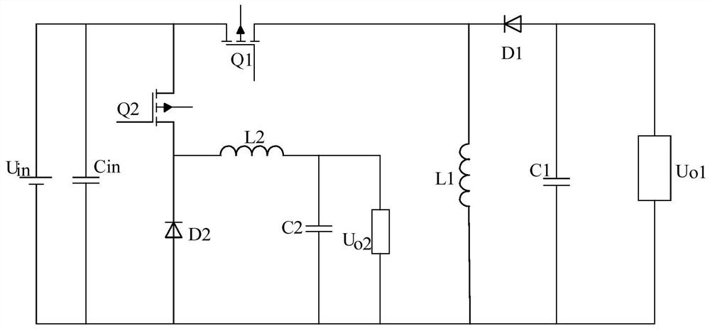 Hybrid electric vehicle power supply system based on three-port DC/DC converter