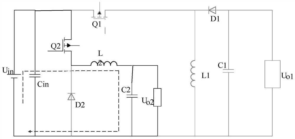 Hybrid electric vehicle power supply system based on three-port DC/DC converter