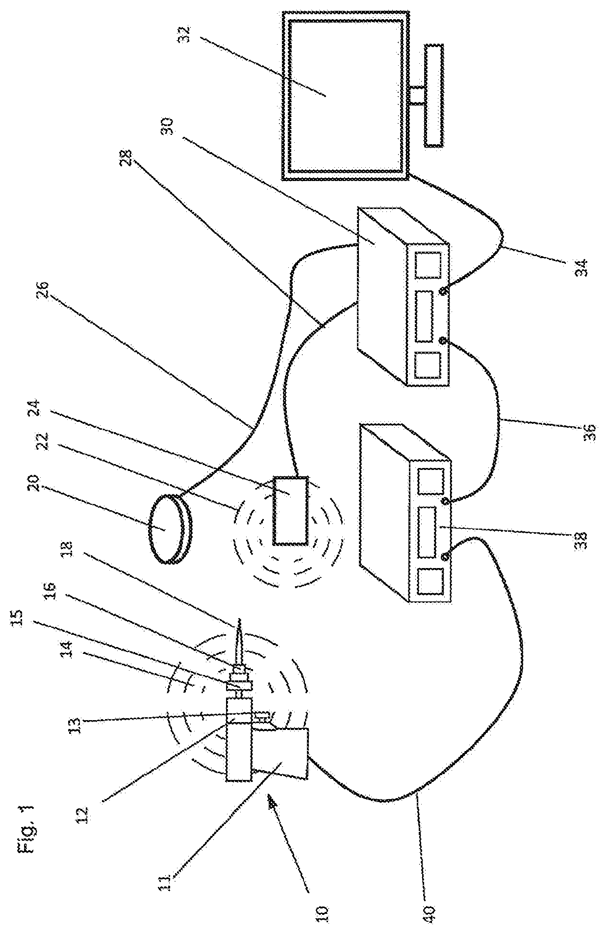 Method and device for navigating active surgical instruments