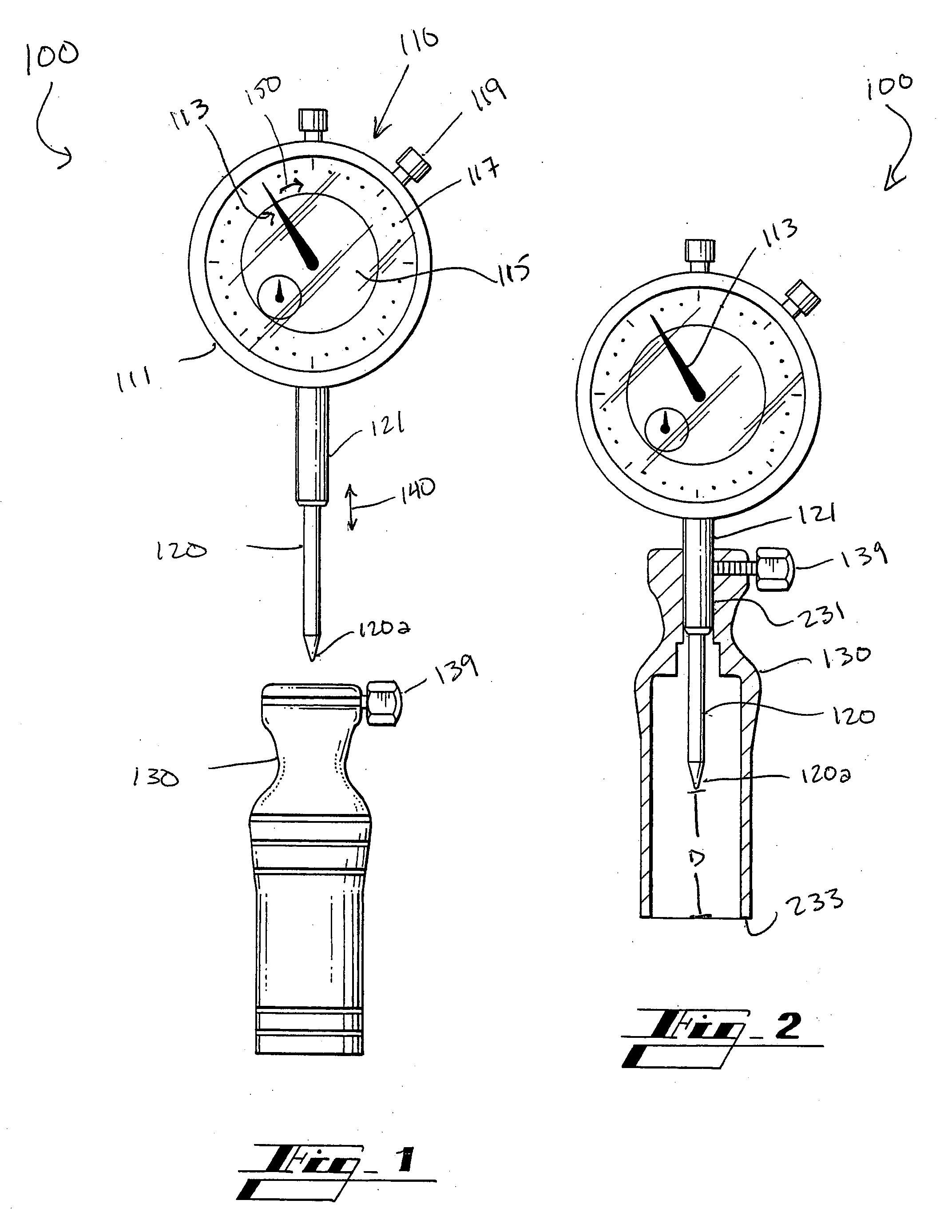 Rear axle alignment gauge and method