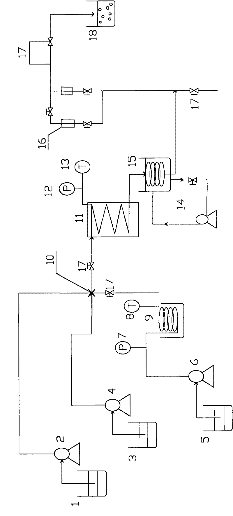 Process for preparing power type lithium-ion battery anode material by using supercritical/subcritcal water thermal process