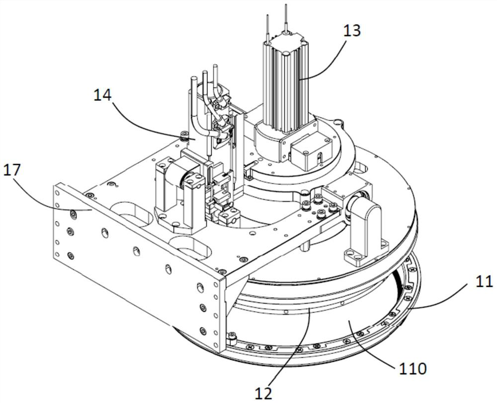 Cup chuck of substrate holding device and substrate holding device