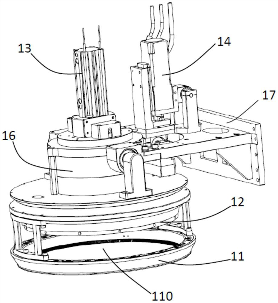 Cup chuck of substrate holding device and substrate holding device