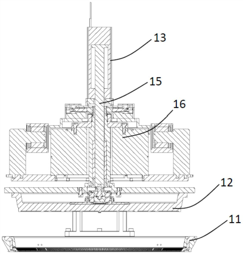 Cup chuck of substrate holding device and substrate holding device