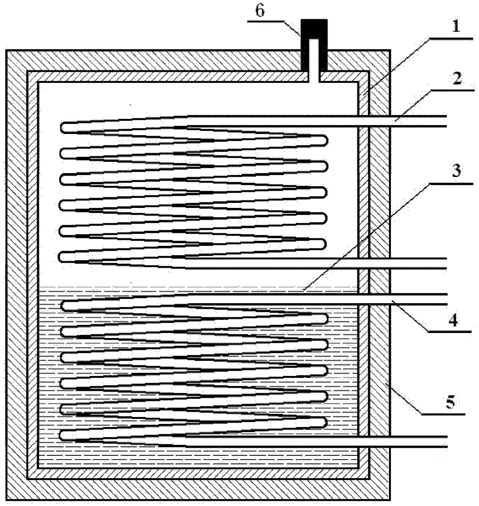 Heat pipe heat exchanger and heat transfer method