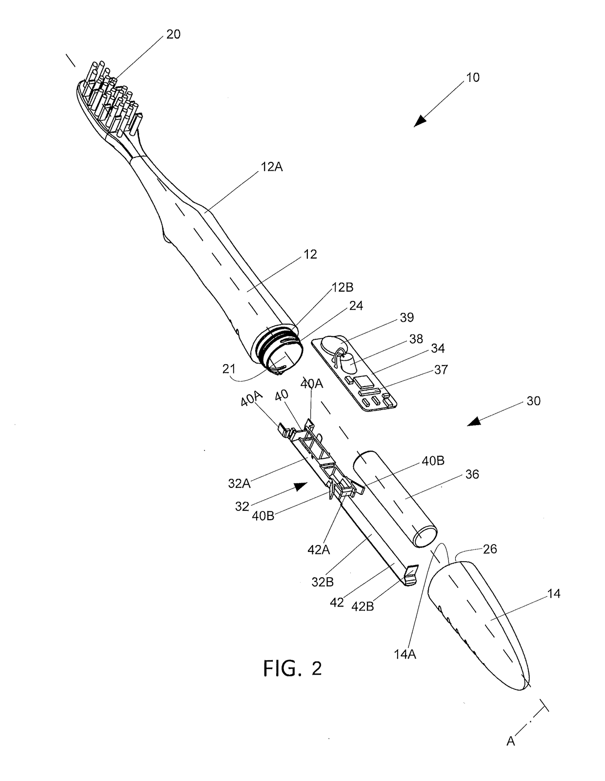 Manual tooth brush with timer