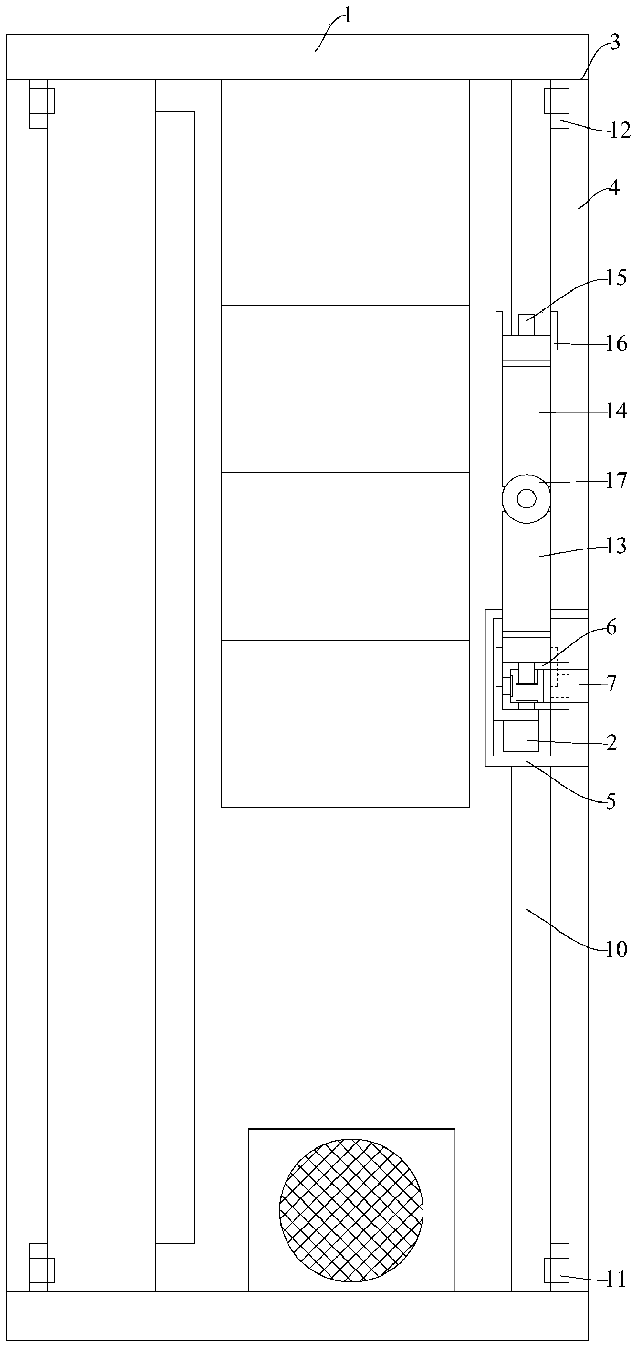 Modular negative-pressure heat dissipation device for computer