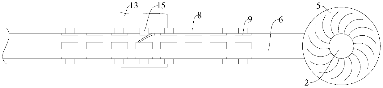 Modular negative-pressure heat dissipation device for computer