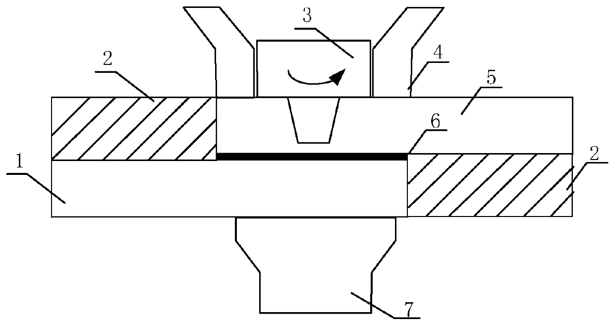 Friction stir and ultrasonic compound welding method of light alloy and resin-based composite
