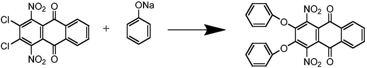 Synthesis process of solvent violet 59