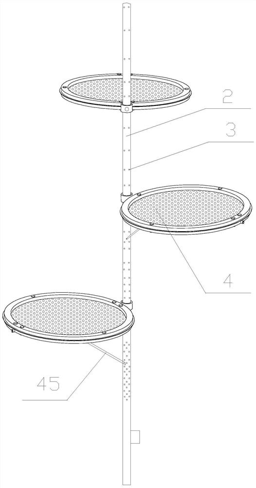 A multi-space high dissolved oxygen device based on green shrimp and its breeding method