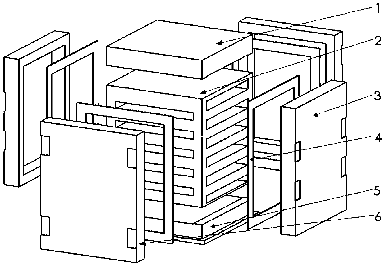 A self-tightening external flow cavity solid oxide fuel cell stack